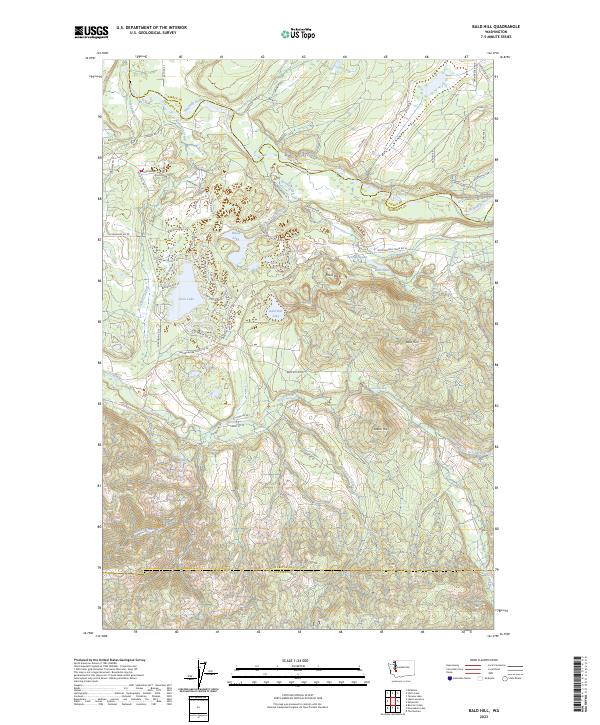 USGS Topographic Map – Bald Hill