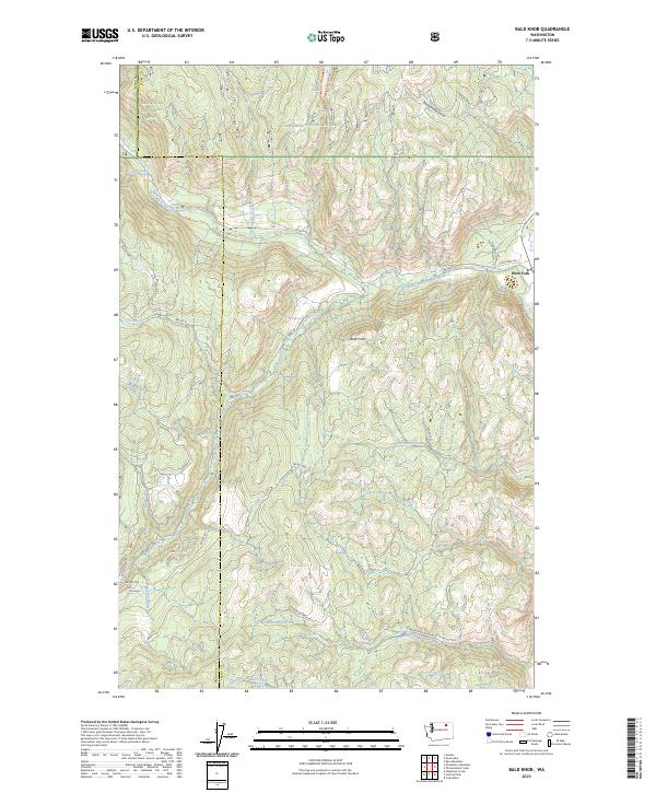 USGS Topographic Map – Bald Knob