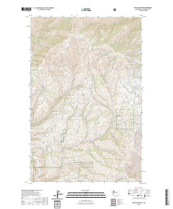 USGS Topographic Map – Baldy Mountain