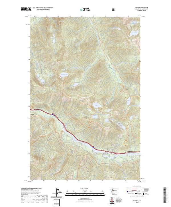 USGS Topographic Map – Bandera