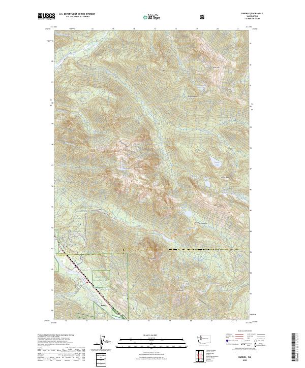 USGS Topographic Map – Baring
