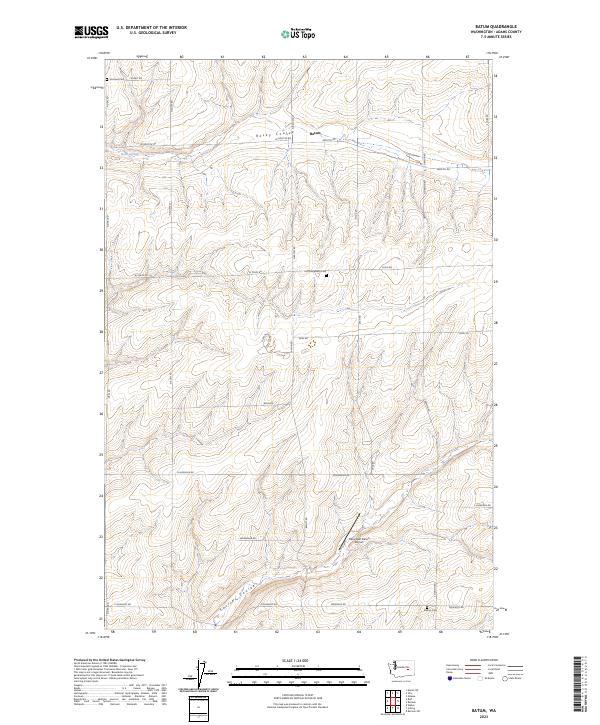 USGS Topographic Map – Batum