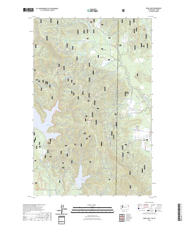 USGS Topographic Map – Bead Lake