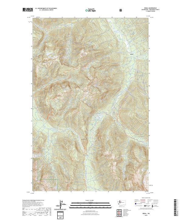 USGS Topographic Map – Bedal