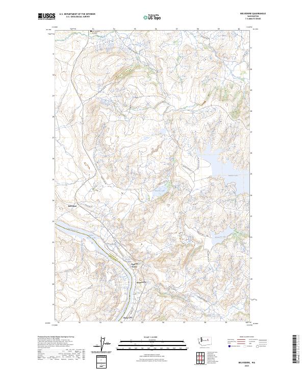 USGS Topographic Map – Belvedere