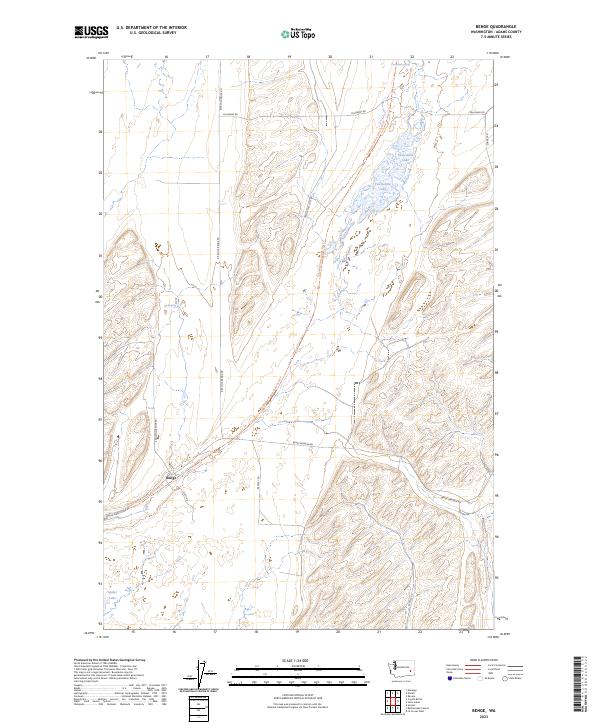 USGS Topographic Map – Benge