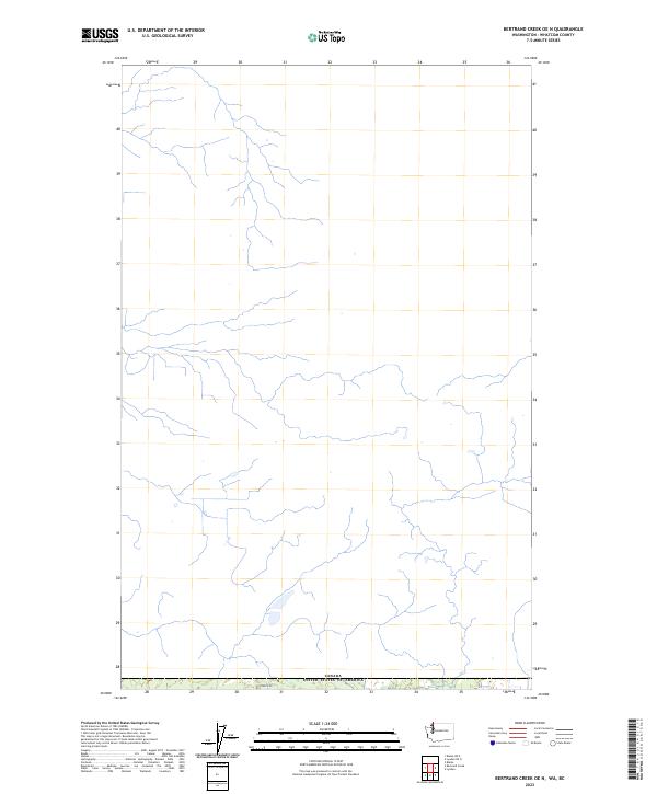 2023 Map of Bertrand Creek OE N, 2023 Print