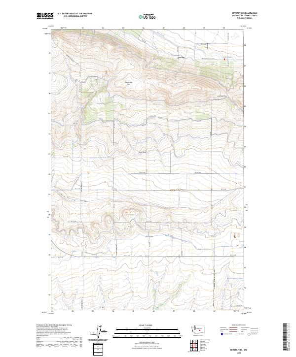 USGS Topographic Map – Beverly NE
