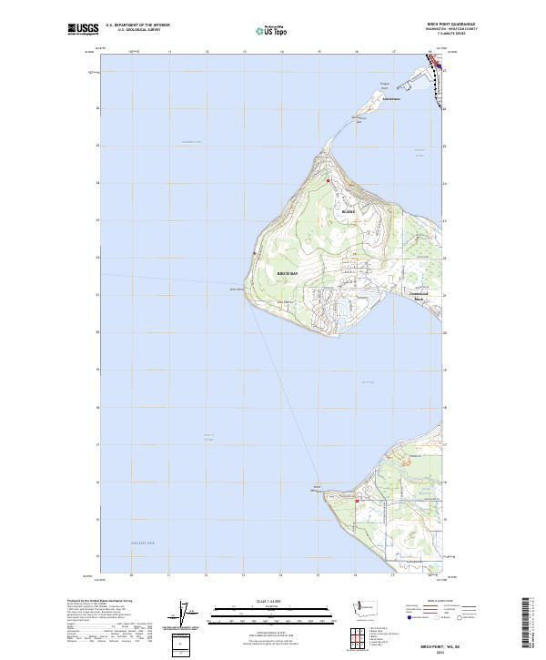 USGS Topographic Map – Birch Point