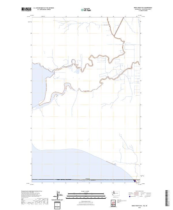 2023 Map of Birch Point OE N, 2023 Print