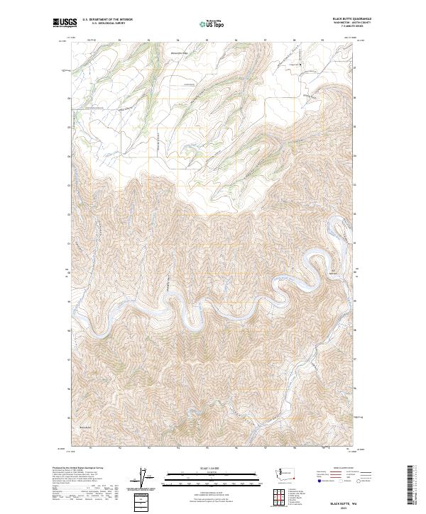 USGS Topographic Map – Black Butte