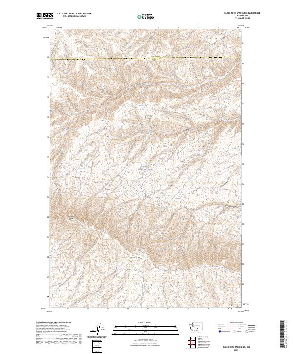 USGS Topographic Map – Black Rock Spring NE
