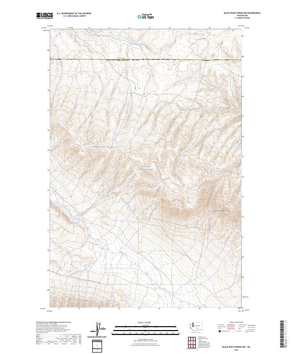 2023 Map of Black Rock Spring NW, 2023 Print