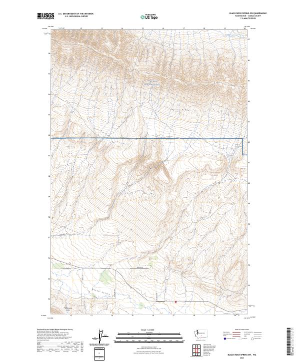 USGS Topographic Map – Black Rock Spring SW