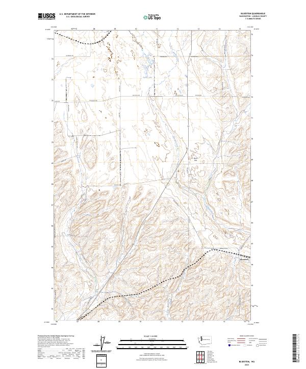 USGS Topographic Map – Bluestem