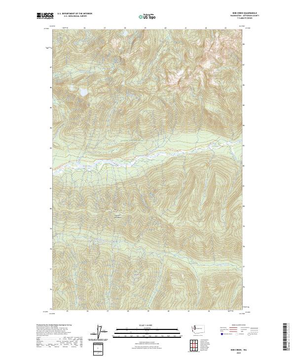 USGS Topographic Map – Bob Creek