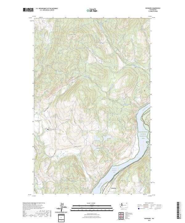 USGS Topographic Map – Bossburg