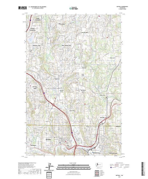 USGS Topographic Map – Bothell