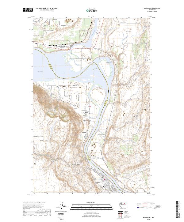 USGS Topographic Map – Bridgeport