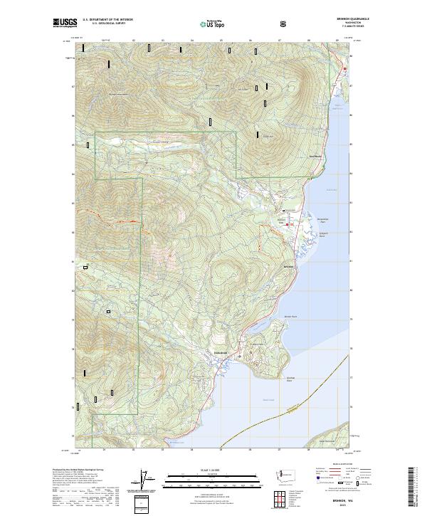 USGS Topographic Map – Brinnon