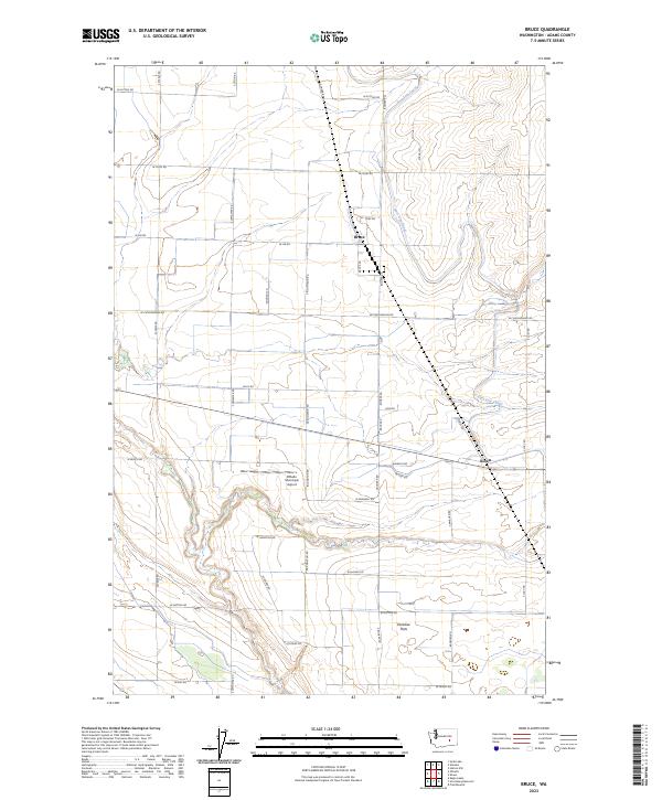 USGS Topographic Map – Bruce