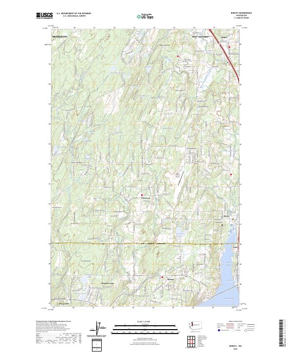 USGS Topographic Map – Burley