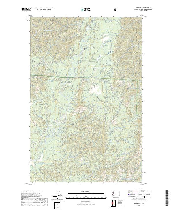 USGS Topographic Map – Burnt Hill