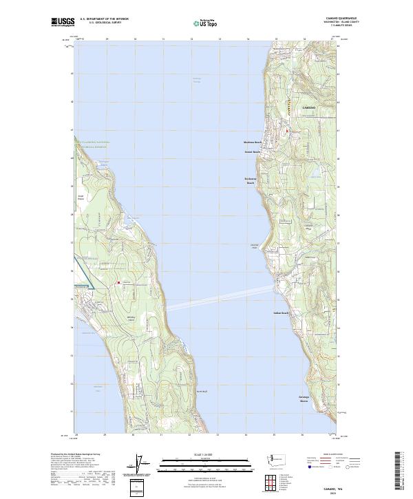 USGS Topographic Map – Camano