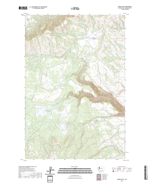 USGS Topographic Map – Camas Patch