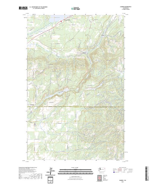 USGS Topographic Map – Camden