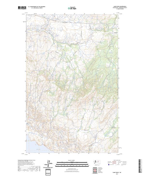 USGS Topographic Map – Camp Seven