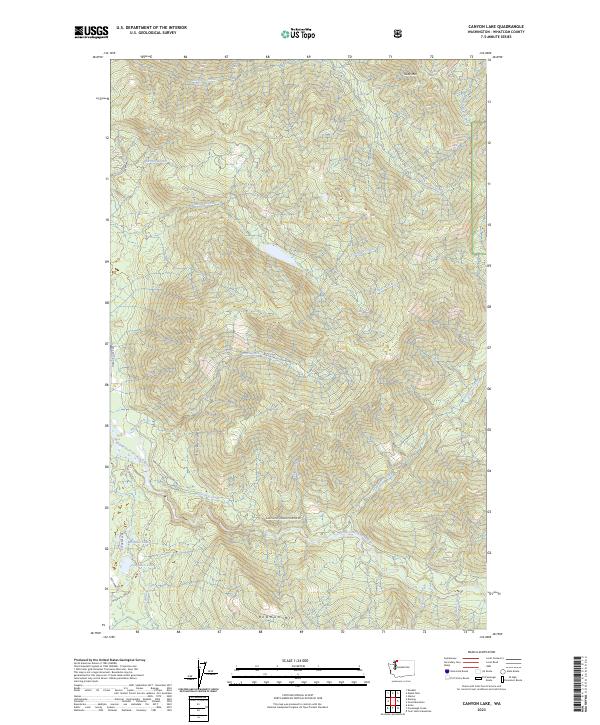 USGS Topographic Map – Canyon Lake