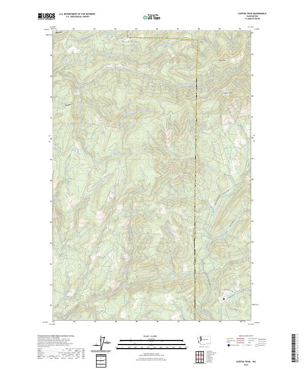 USGS Topographic Map – Capitol Peak