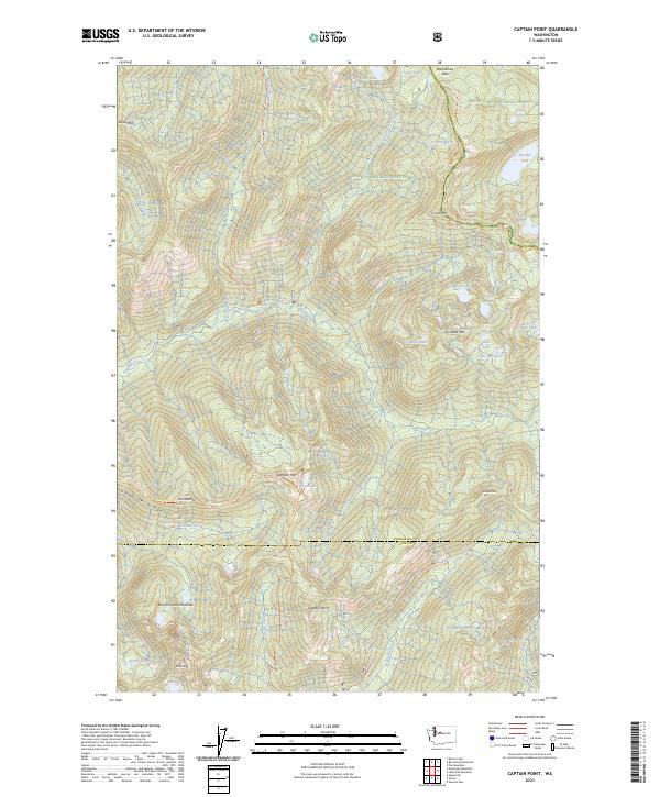 USGS Topographic Map – Captain Point