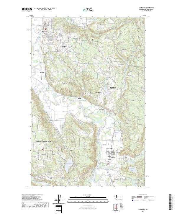 USGS Topographic Map – Carnation