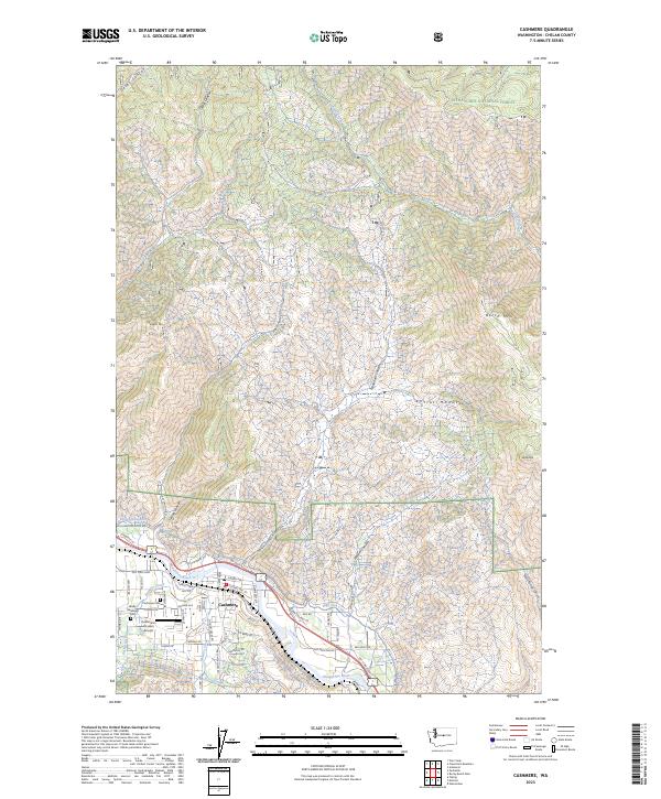 USGS Topographic Map – Cashmere