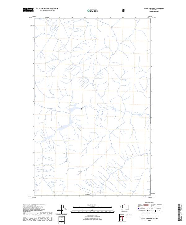 2023 Map of Castle Peak OE N, 2023 Print