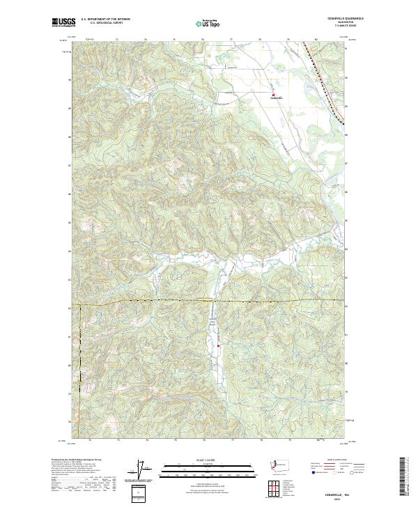 USGS Topographic Map – Cedarville