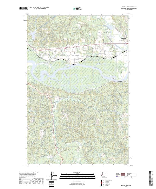 USGS Topographic Map – Central Park