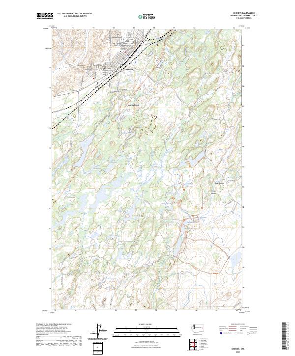 USGS Topographic Map – Cheney