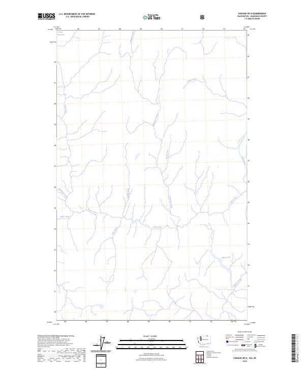 2023 Map of Chesaw OE N, 2023 Print