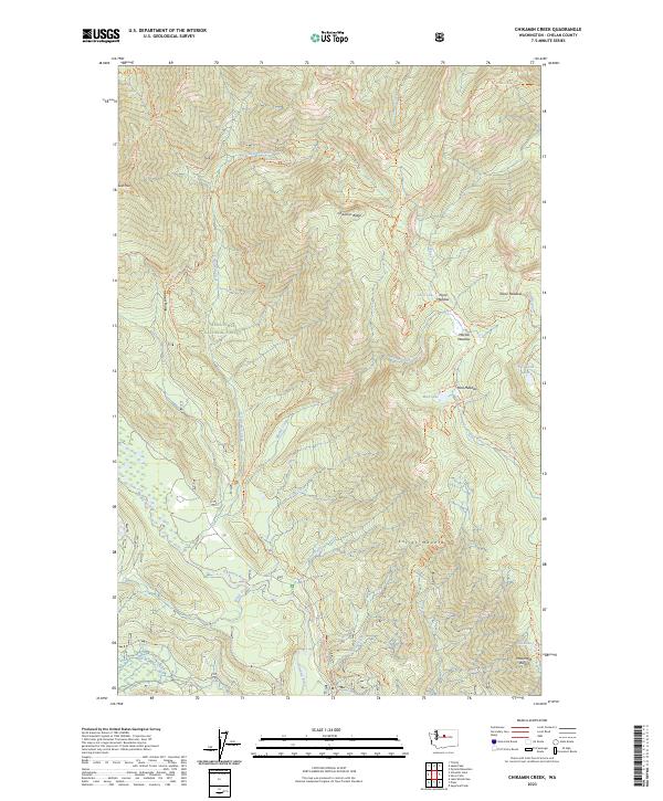 USGS Topographic Map – Chikamin Creek