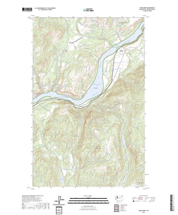 USGS Topographic Map – China Bend