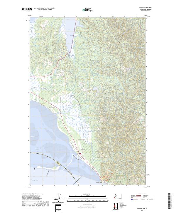 USGS Topographic Map – Chinook