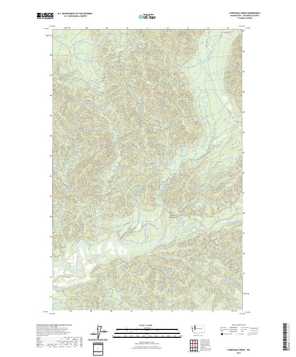 USGS Topographic Map – Christmas Creek