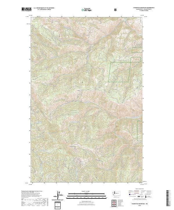 USGS Topographic Map – Chumstick Mountain