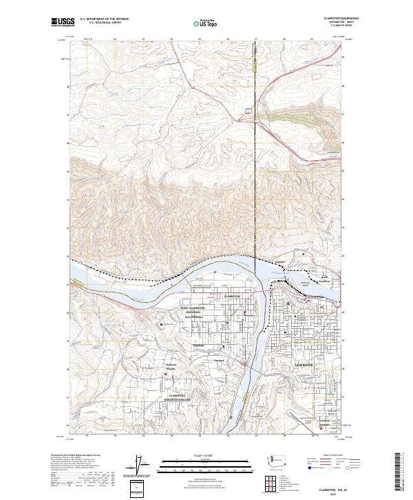 USGS Topographic Map – Clarkston
