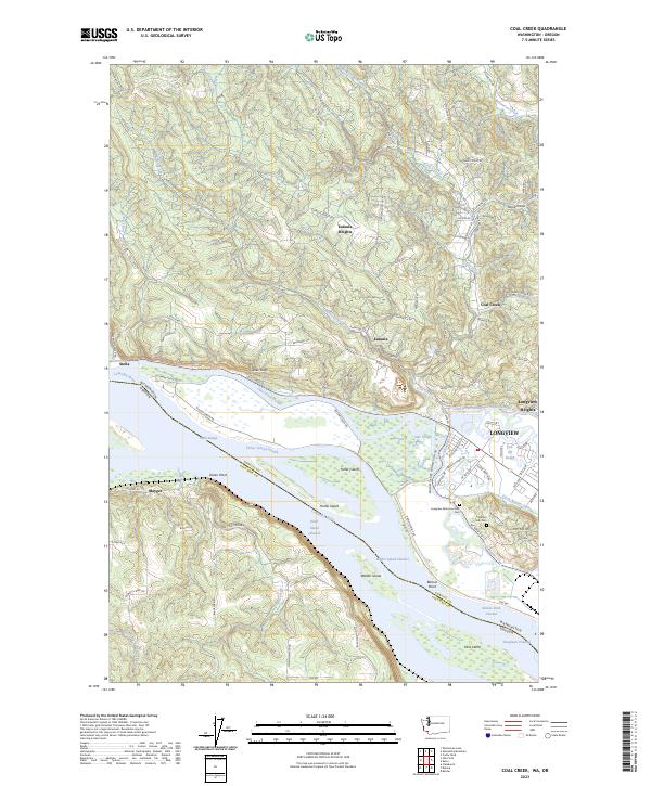 USGS Topographic Map – Coal Creek