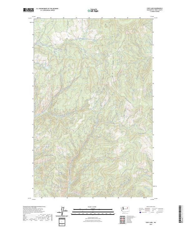 USGS Topographic Map – Cody Lake