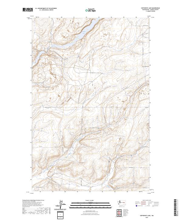 USGS Topographic Map – Coffeepot Lake